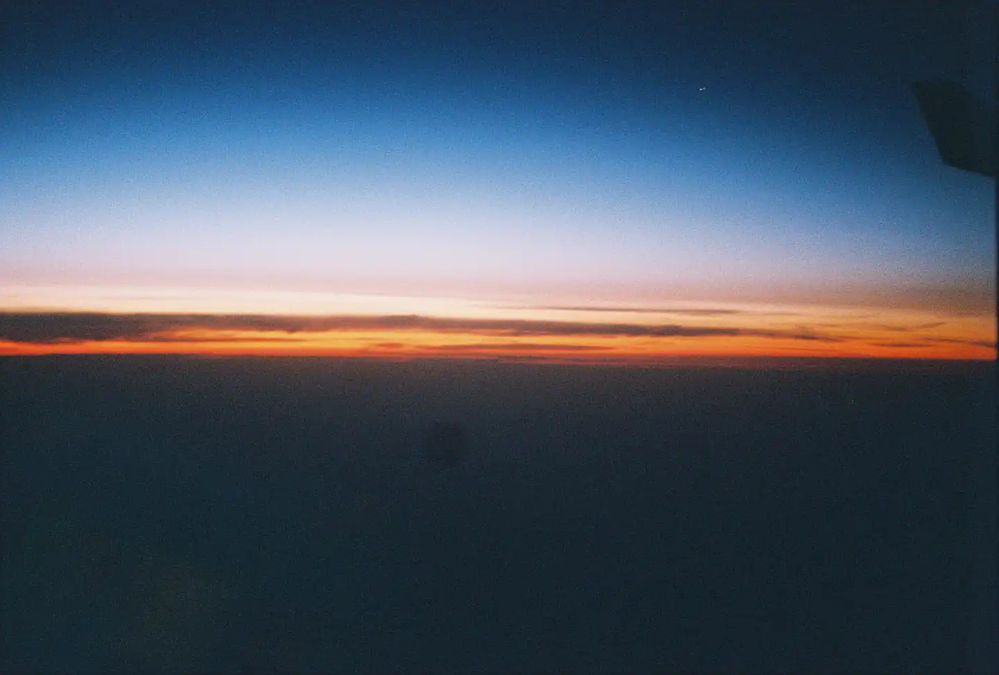 Very Early Morning View From the Plane