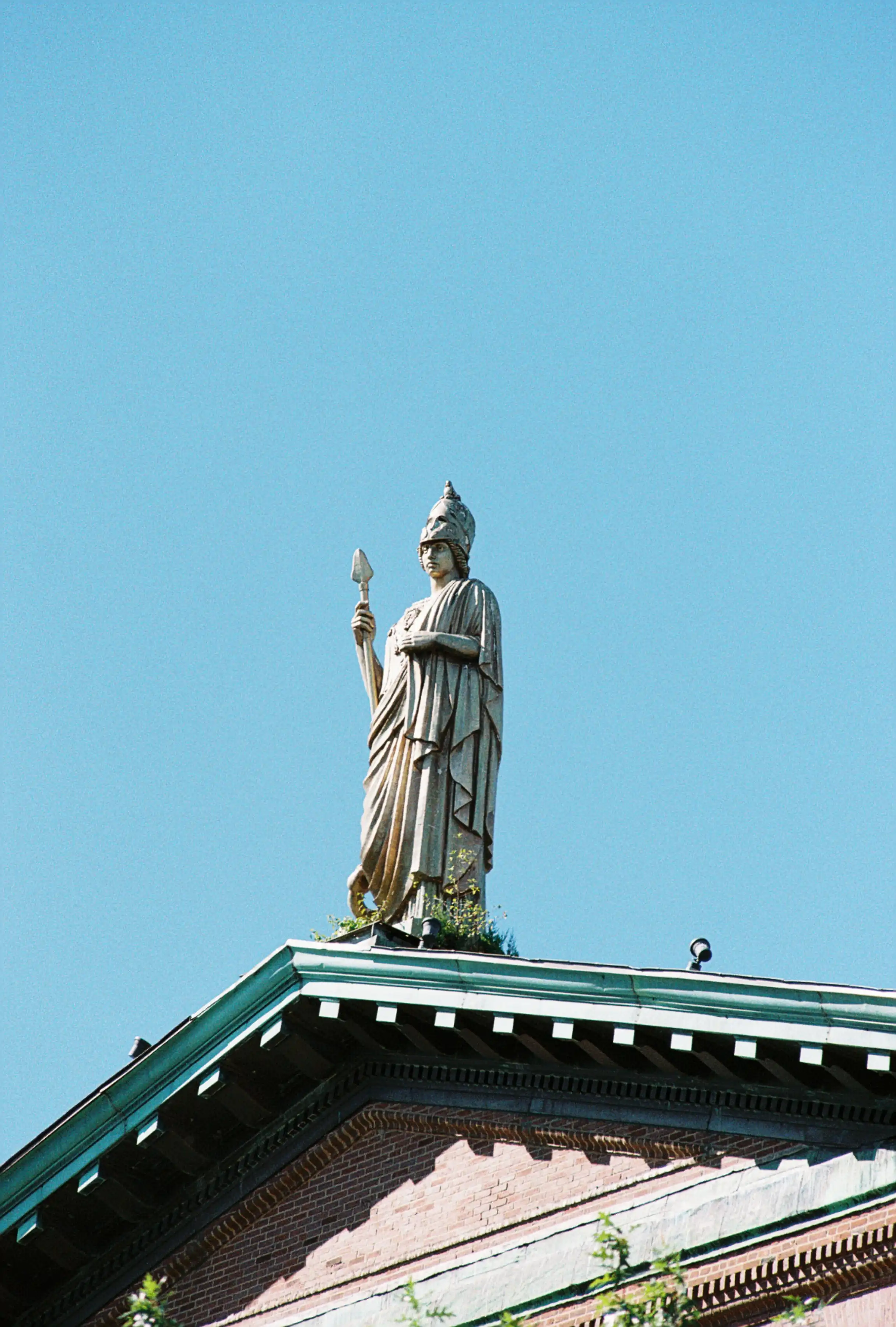 Statue Atop of Building 215